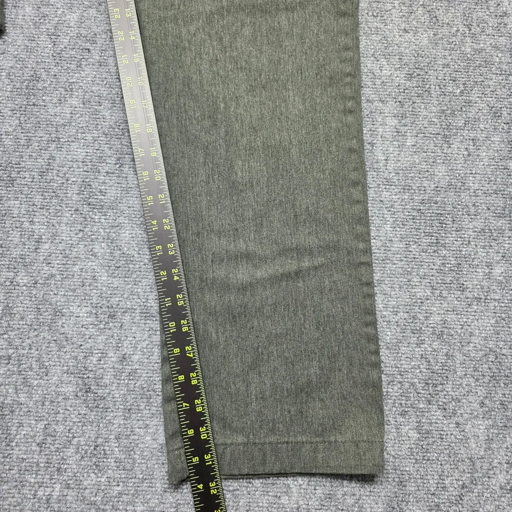 Volcom Vmonty‎ Modern Stretch Chino Pants Men's 36 Heather Olive Green A11313S1
